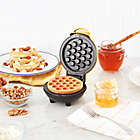 Alternate image 4 for Dash&reg; Honeycomb Mini Waffle Maker in Yellow
