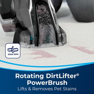BISSELL&reg; Pet Stain Eraser PowerBrush Deluxe in Silver/Black. View a larger version of this product image.