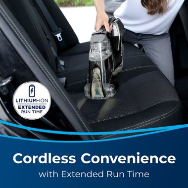 BISSELL&reg; Pet Stain Eraser PowerBrush Deluxe in Silver/Black. View a larger version of this product image.