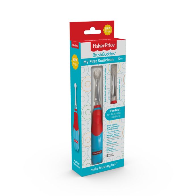 fisher price brush buddies my first soniclean toothbrush
