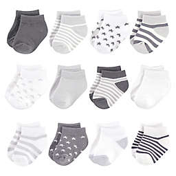 Touched by Nature 12-Pack Stars Organic Cotton Socks in Cream
