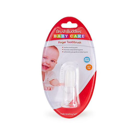 Alternate image 1 for Brush Buddies® Baby Care Baby Finger Toothbrush and Case
