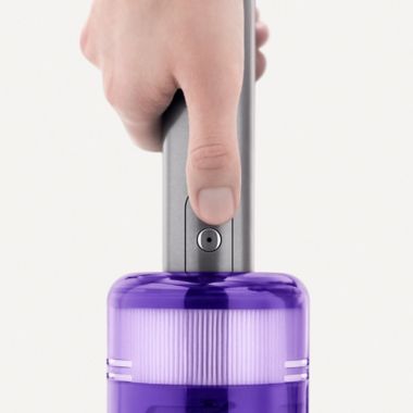 Dyson Omni-glide Cordless Stick Vacuum Cleaner in Nickel/Purple. View a larger version of this product image.