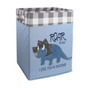 Levtex Baby&reg; Kipton Square Hamper in Blue/Grey