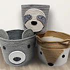 Alternate image 1 for Levtex Baby&reg; Bear Rope Storage Basket in Grey