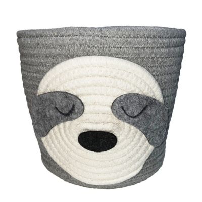 Levtex Baby&reg; Sloth Rope Storage Basket in Grey
