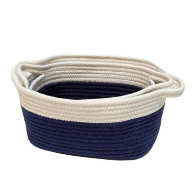 Levtex Baby&reg; Rope Storage Baskets in Navy/White (Set of 2)