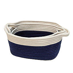 Levtex Baby® Rope Storage Baskets in Navy/White (Set of 2)