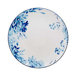 Noritake® Blossom Road Dinner Plates in White/Blue (Set of 4)