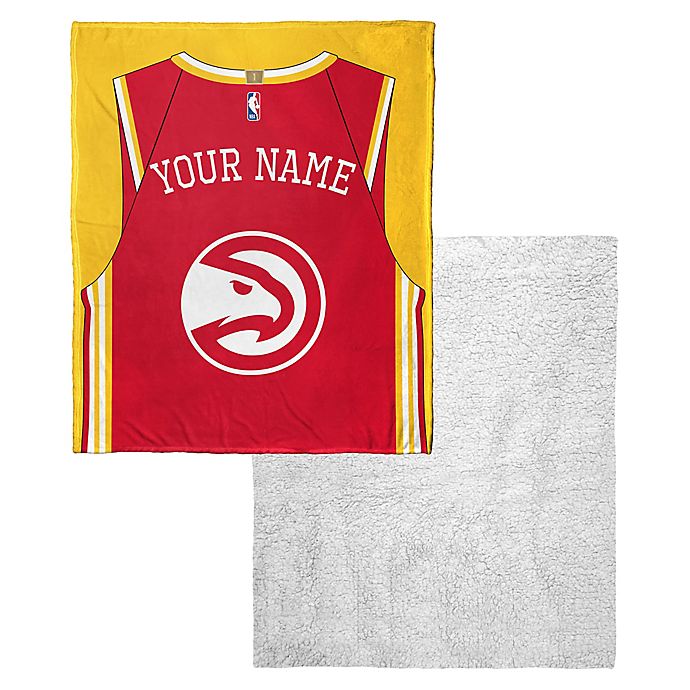 Alternate image 1 for NBA Personalized Silk Touch Sherpa Throw Blanket Collection