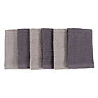 Alternate image 1 for Simply Essential&trade; Bar Mop Dish Cloths in Grey (Set of 6)
