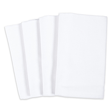 Simply Essential&trade; Flour Sack Kitchen Towels in White (Set of 4). View a larger version of this product image.