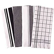 Our Table&trade; Select Multi Purpose Kitchen Towels in Black (Set of 4)