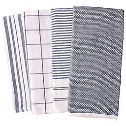 Our Table™ Select Dual Sided Kitchen Towels in Navy (Set of 4)