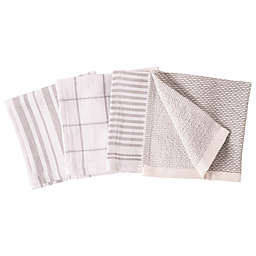 Our Table™ Select Dual Sided Dish Cloths in Grey (Set of 4)