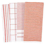 Our Table&trade; Dual-Sided Kitchen Towels in Rust (Set of 4)
