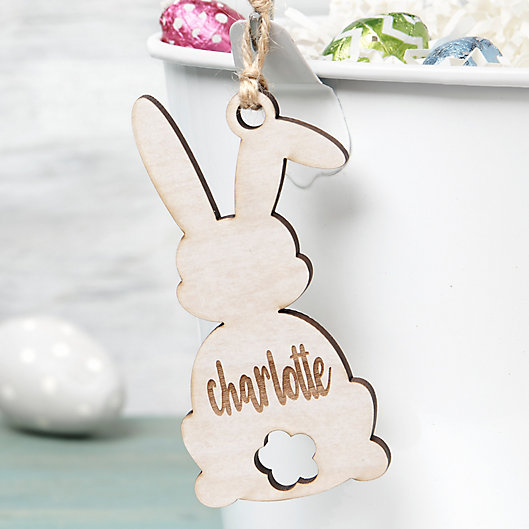 Easter Tag Easter Bunny Tag, Easter Basket Tag Easter Name Tag Personalized Easter Basket Personalized Easter Tag