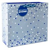 Wide Gusset Horizontal Gift Bag with Tissue Paper