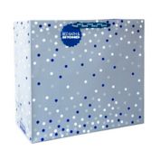 Wide Gusset Horizontal Large Gift Bag with Tissue Paper