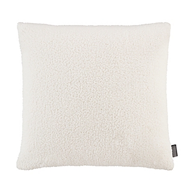 UGG&reg; Avery Textured Square Throw Pillow in Seal Grey Rivet. View a larger version of this product image.