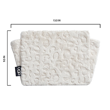 UGG&reg; Miley Bedside Caddy in Snow. View a larger version of this product image.