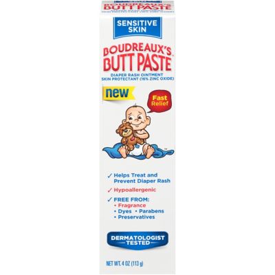 Boudreaux&#39;s&reg; 4 oz. Butt Paste Diaper Rash Ointment for Sensitive Skin