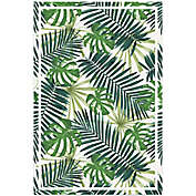 Tropical Leaf Vinyl Floor Mat