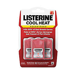 Listerine® PocketPaks® 3-Pack 24-Count Cool Heat Breath Strips in Cinnamon