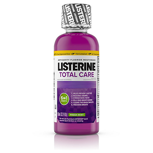 Alternate image 1 for Listerine® Total Care 3.2 oz. Anticavity Mouthwash in Fresh Mint