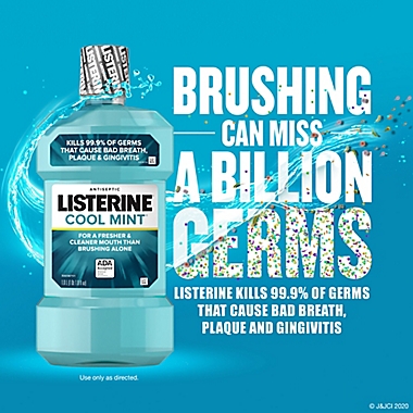 Listerine&reg; 8.5 oz. Antiseptic Mouthwash in Cool Mint&reg;. View a larger version of this product image.