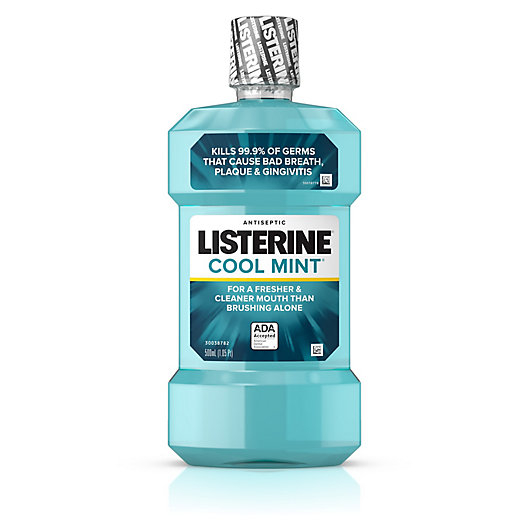 Alternate image 1 for Listerine® 500 mL Antiseptic Mouthwash in Cool Mint®