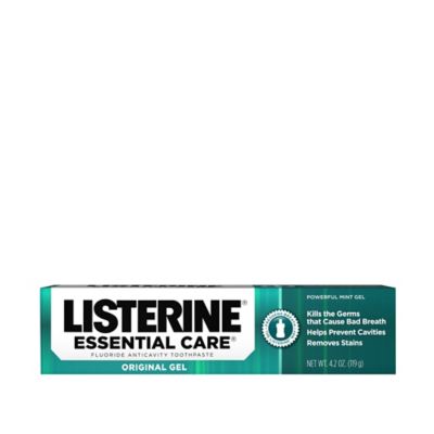 Listerine&reg; 4.2 oz. Essential Care Toothpaste in Powerful Mint Gel
