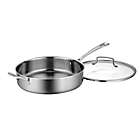 Alternate image 3 for Cuisinart&reg; Chef&rsquo;s Classic&trade; Pro 5.5 qt. Stainless Steel Covered Saute Pan