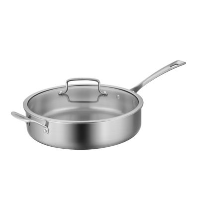 Cuisinart&reg; Chef&rsquo;s Classic&trade; Pro 5.5 qt. Stainless Steel Covered Saute Pan