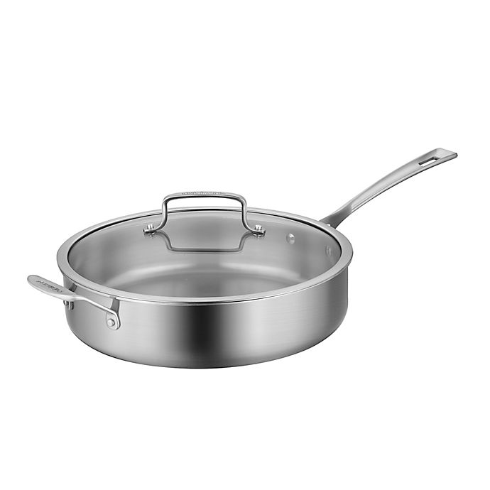 Cuisinart® Chef’s Classic™ Pro 5.5 qt. Stainless Steel Covered Saute Cuisinart Stainless Steel 5.5 Quart Saute Pan