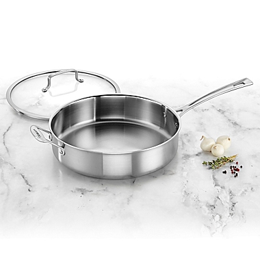 Cuisinart&reg; Chef&rsquo;s Classic&trade; Pro 5.5 qt. Stainless Steel Covered Saute Pan. View a larger version of this product image.