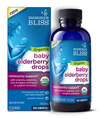 Mommy&#39;s Bliss&reg; 3 fl. oz. Organic Baby Elderberry Drops