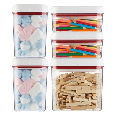 Zyliss&reg; Twist & Seal 5-Piece Storage Container Set. View a larger version of this product image.