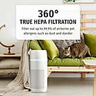 Alternate image 1 for HoMedics&reg; TotalClean&reg; PetPlus 5-in-1 Tower Air Purifier with UV-C Light in White