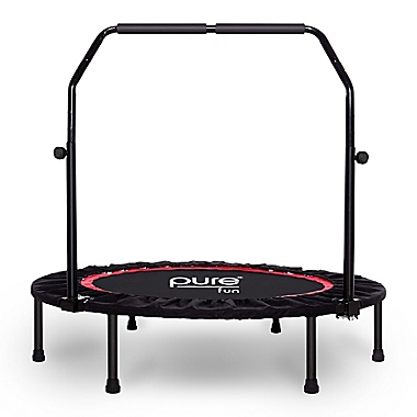 Pure Fun&reg; 40-inch Exercise Trampoline in Black/Red. View a larger version of this product image.