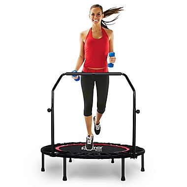 Pure Fun&reg; 40-inch Exercise Trampoline in Black/Red. View a larger version of this product image.