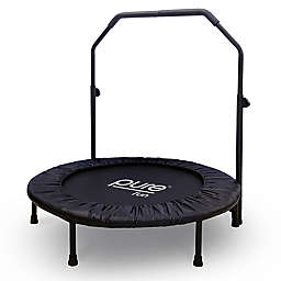 Pure Fun® 40-Inch Bungee Exercise Trampoline with Handrail in Black