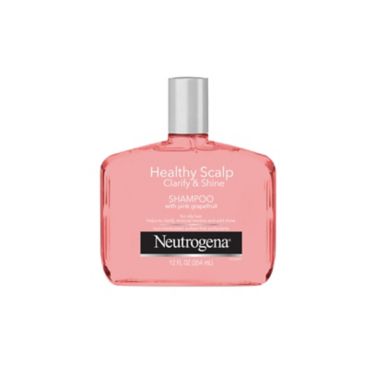 Neutrogena&reg; 12 oz. Healthy Scalp Clarify &amp; Shine Shampoo with Pink Grapefruit. View a larger version of this product image.