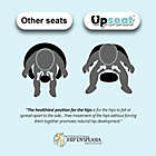 Alternate image 6 for Upseat Baby Floor Chair and Booster Seat with Tray in Grey