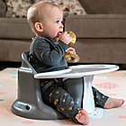Alternate image 3 for Upseat Baby Floor Chair and Booster Seat with Tray in Grey
