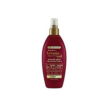 OGX 6.8 oz Stengthening and Smooth Extra Strength Smoothing Spray. View a larger version of this product image.