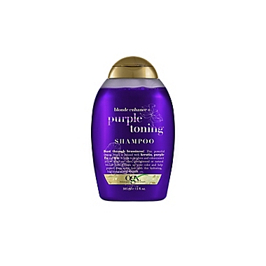 OGX 13 oz. Blonde Enhance Purple Fig &amp; Iris Toning Shampoo. View a larger version of this product image.