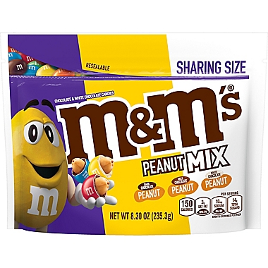 M&amp;Ms Peanut Mix 8.3 oz.. View a larger version of this product image.