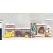 Zyliss&reg; Twist &amp; Seal Food Container in White/Red/Grey