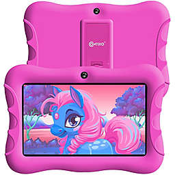 Contixo 7-Inch 32 GB Wi-Fi Learning Pre-Load App and kids proof case Kids Tablet in Pink